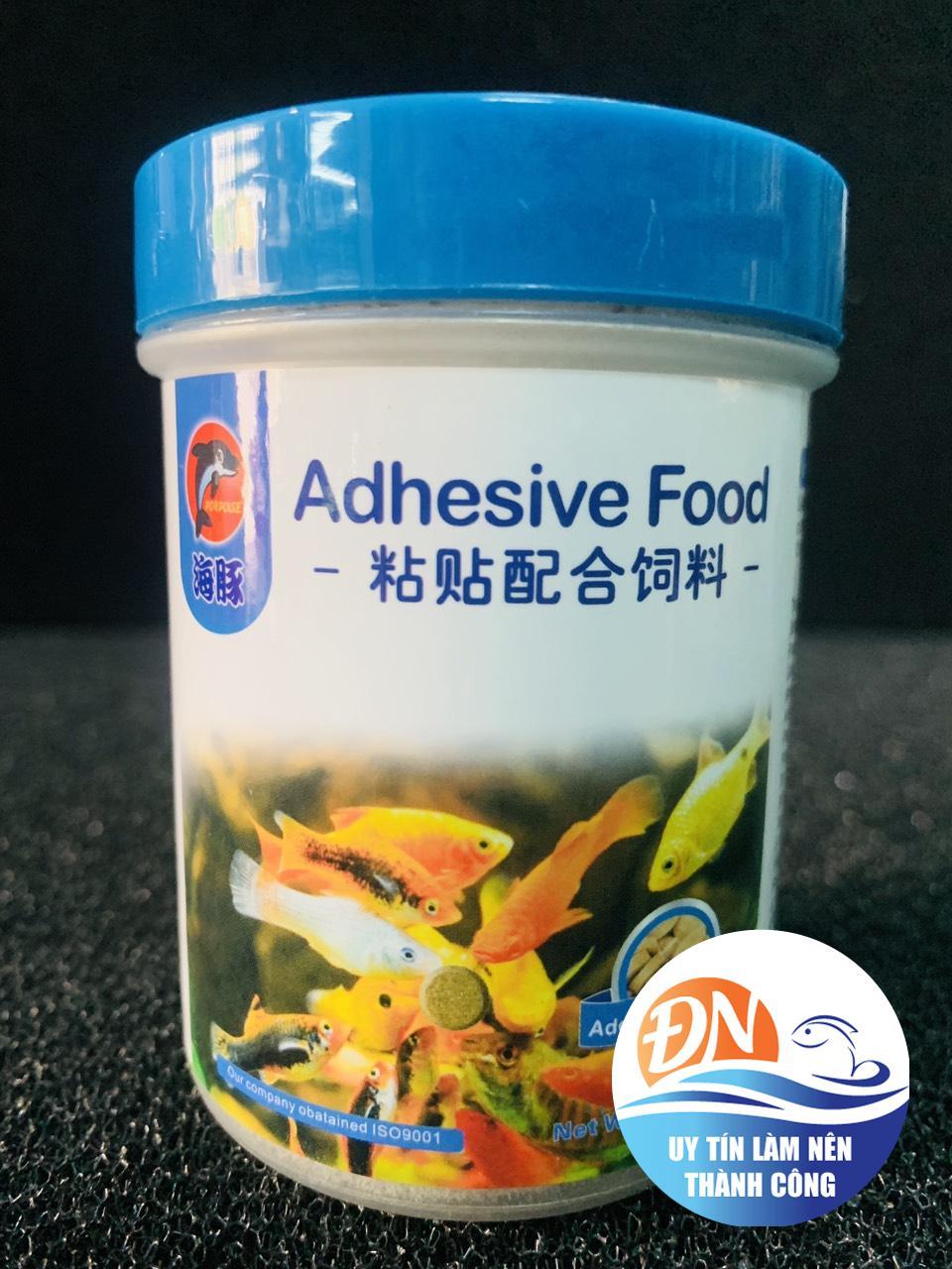 thức ăn dính Adhesive food 50g(lọ màu xanh dương)TQ